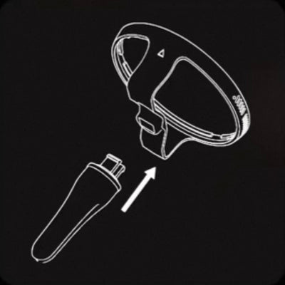 3. Install the silicone clips